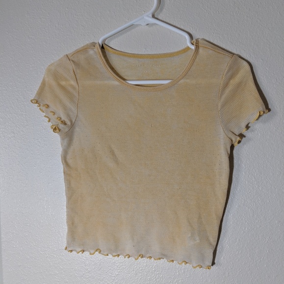 American Eagle lettuce edge crop top - Picture 2 of 3